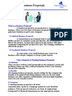 Sample Business Proposals Template