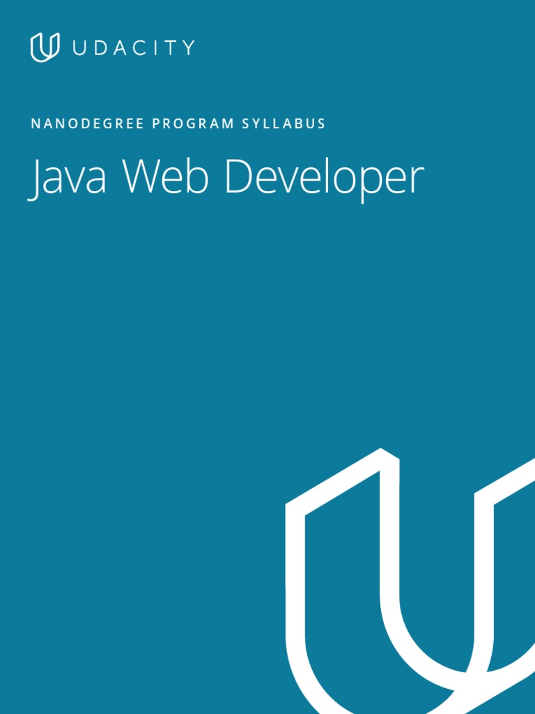 Java web developer nanodegree program syllabus pdf