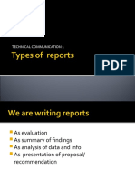 Tech+Com+1 Types+of++Reports