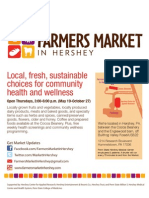 2011 Farmers Market Flier