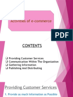 E-commerce Activities Guide
