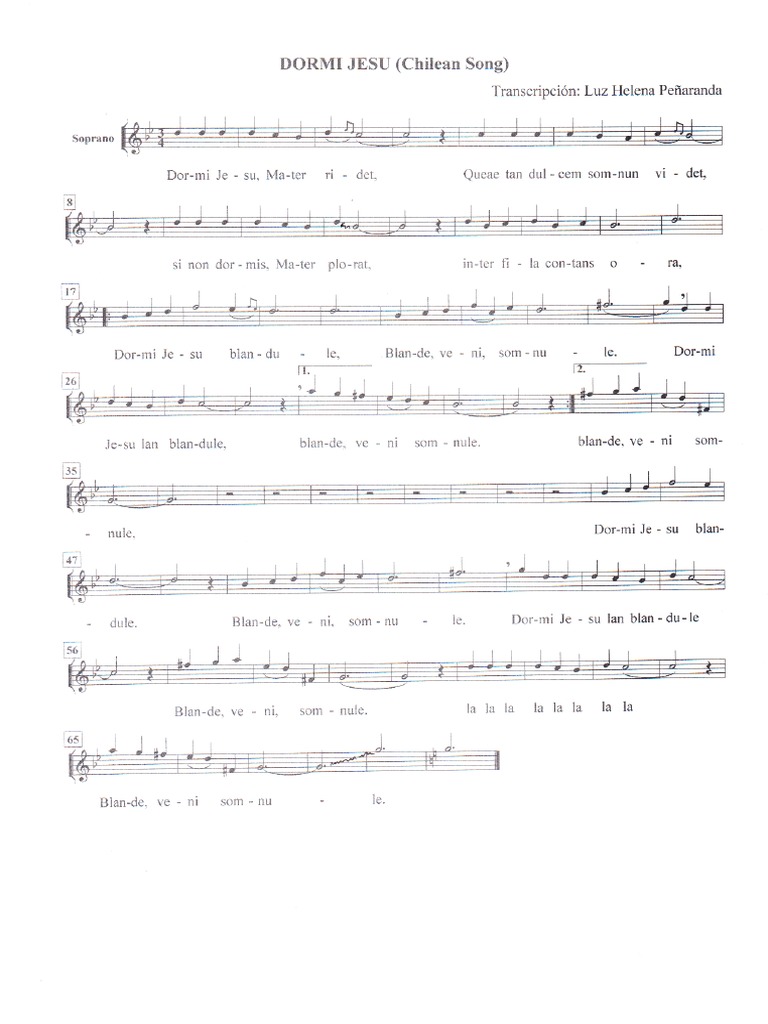 Dormi Jesu PDF | PDF