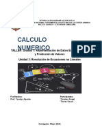 Taller de Calculo Numerico Unidad 1 y 2