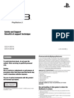 PS3 CECH - 3001A+B - (160GB 320GB) Manual