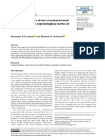 Best Practices For Stress Measurement: How To Measure Psychological Stress in Health Research