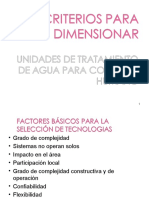 Criterios para Dimensionar Ptap