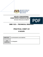 DMD 1223 Ps4 Konsep Unjuran Ortografik