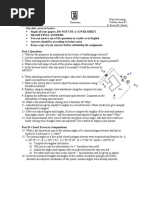 Due Date: Given in Lecture.: Part I: Questions