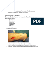 Integumentary Physical Therapy (Wounds and Its Types)