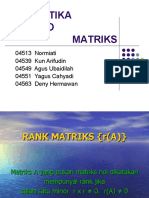 Presentasi - Matriks Rank Dan Inverse