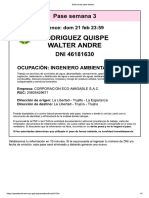 Solicitud de pase laboral