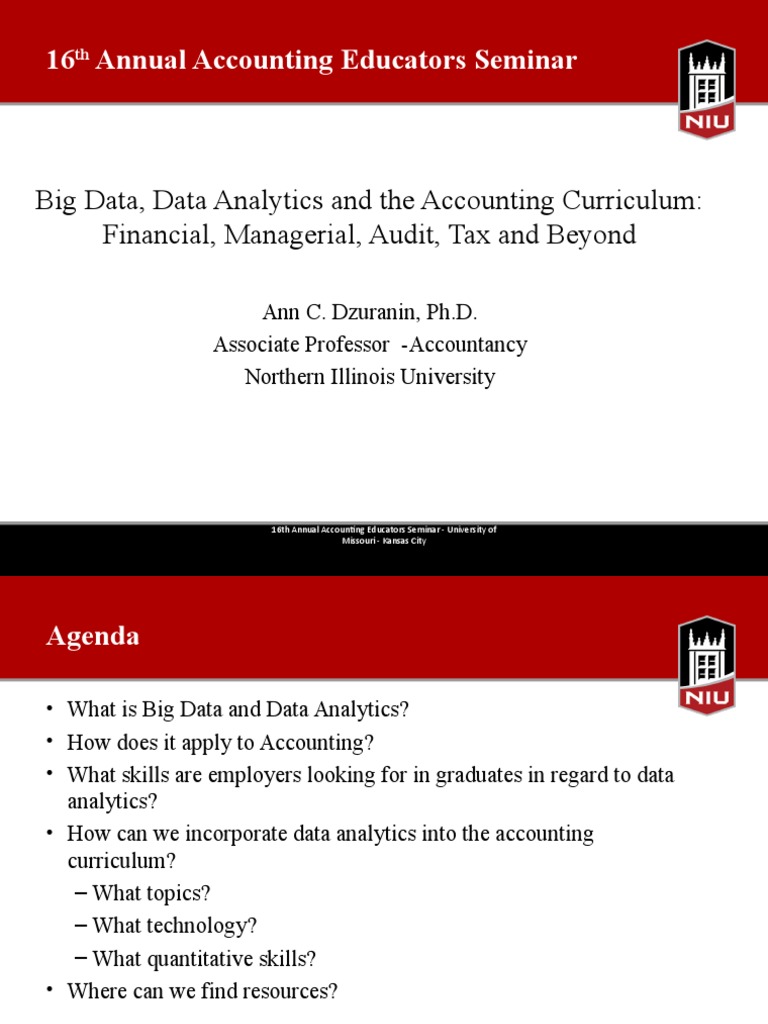 16 Annual Accounting Educators Seminar | PDF | Analytics | Big Data
