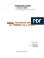 Procesos de producción de gas natural