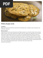 Filetto All Pepe Verde