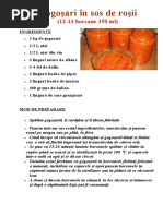 Gogoşari În Sos de Roşii