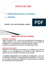 Op - Variables e Hipotesis