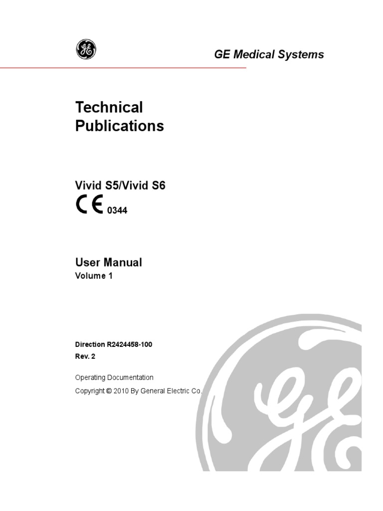 Almog Vivid s5 s6 User Manual PDF Medical Ultrasound Electromagnetic Compatibility