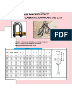 FT Grillete Recto G-210