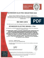 Brazil Office Cajamar DC ISO 9001 SCHNEIDER ELECTRIC BRASIL