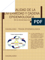 Clase IV - Causalidad y Cadena Epidemiologica