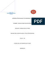 Deontología y Ética Profesional-Racho Bueno Jheison O. - Sem 03