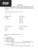 Final Questionnaire - Samsung