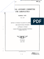 National Advisory Committee For Aeronautics: Technical Note