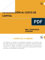Sesión 03 - Introduccion Al Costo Del Capital