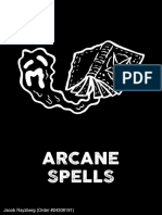 Arcane Spells: Jacob Rayzberg (Order #24308191)