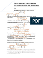 CLASES No 28 ECUACIONES DIFERENCIALES