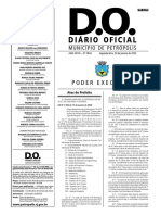 Diário Oficial: Poder Executivo