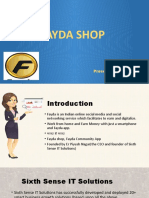 Fayda Shop: Presented By: Chhaya