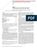 Evaluating Wood Preservatives by Field Tests With Stakes: Standard Test Method of