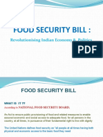 Food Security Bill:: Revolutionising Indian Economy & Politics