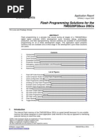 Flash Programming Solutions For The Tms320F28Xxx DSCS: Application Report