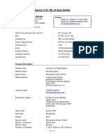 Resume of Dr. Md. Al-Amin Mridha