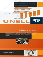 Valores Sociales - Jorge López