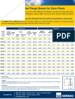 GERDAU: Wide Flange Beams For Solar Posts