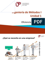 Ingeniería de Métodos I - Semana 2 - Sesión 1