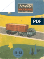 (Paper Model) (Maly Modelarz 1976-11-12) - Container Truck With Container
