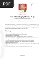 The 7 Habits of Highly Effective People: Take-Aways