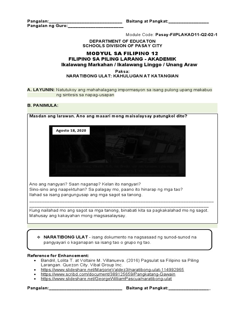 Piling Larang Akad Q2W2D1 | PDF