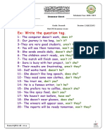 7th Grammar in Use Worksheet Unit 9 Answers PDF