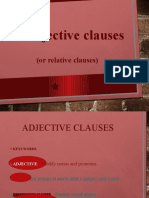 Adjective Clauses Bleidys
