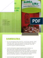 Expo Analisis de Las Actividades Mercadologicas de Bambalina SRL