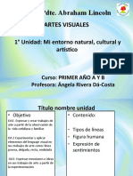 1ero. Artes Visuales Marzo Abril