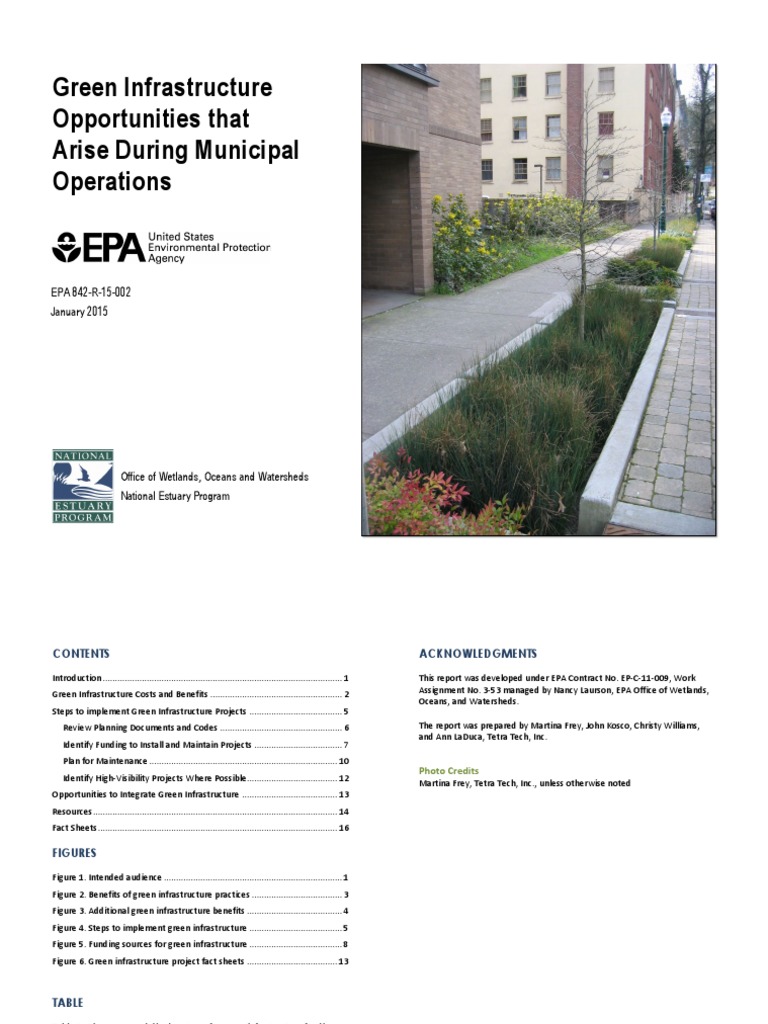 Green Infrastructure Opportunities That Arise During Municipal ...