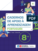 8º Ano 2 Unidade Caderno de Apoio Bahia 2020/2021