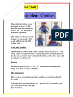 Teddy Bear Clothes: Frankie's Knitted Stuff