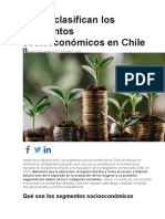 Así Se Clasifican Los Segmentos Socioeconómicos en Chile